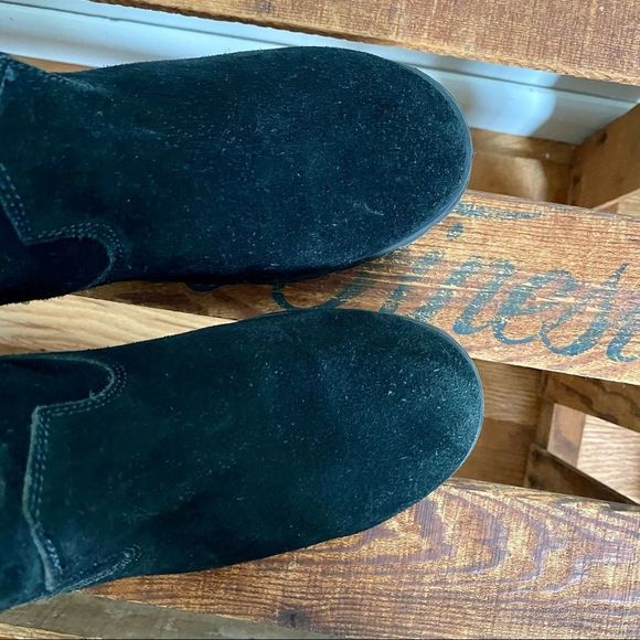 Bjorndal Aspen Black Suede Leather Ankle Boots Women’s 6 - Picture 8 of 11